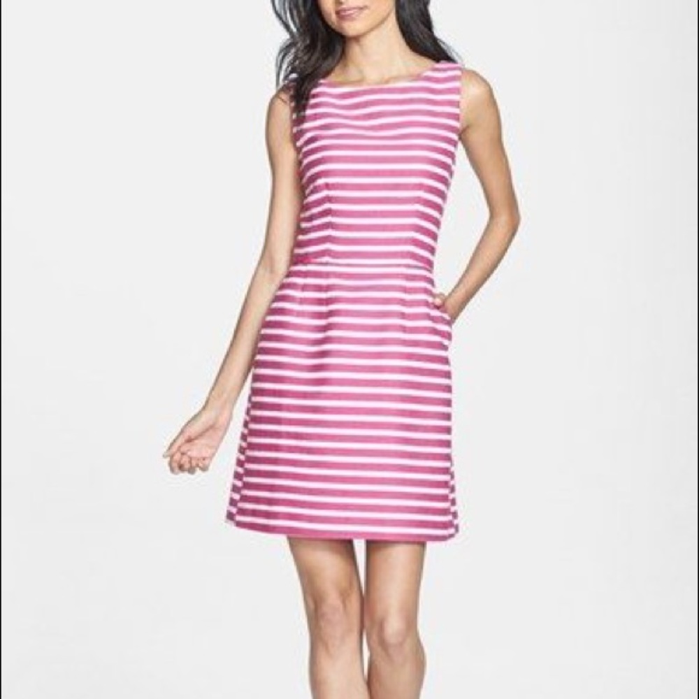 Cut Out Back Jacquard Dress | Halogen